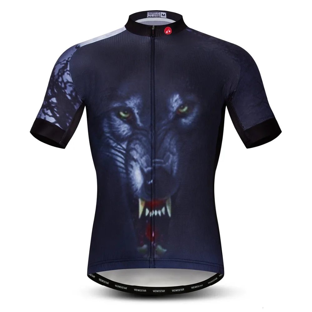 wolf cycling jersey