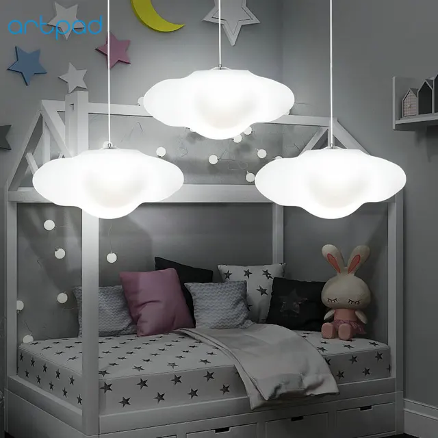 Artpad Remote Control Dimmer Rgb Cloud Pendant Light Living Room Artpad Remote Control Dimmer Rgb Cloud Pendant Light Living Room Bedroom Baby Kindergarten Led Hanging