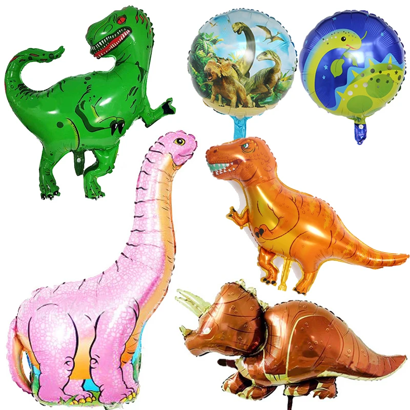 Воздушные шары из алюминиевой фольги, гигантский динозавр, реквизит для фотосессии, для свадьбы, дня детей, 1 шт., для дня рождения, вечерние, декоративные