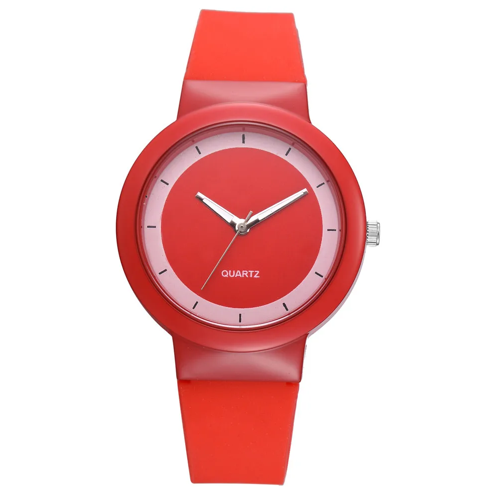 Женские кварцевые наручные часы reloj mujer модный силиконовый ремешок Кварцевые