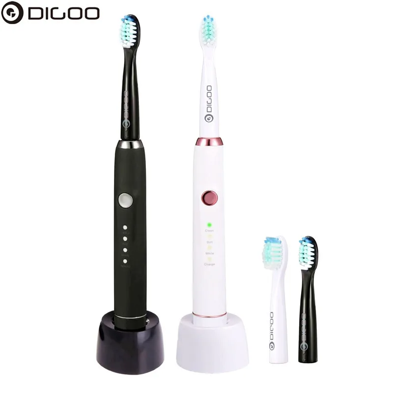 

Digoo DG YS33 Waterproof Electric Toothbrush Wireless USB Rechargeable Sonic Electrric Toothbrush Upgraded Ultrasonic Toothbrush