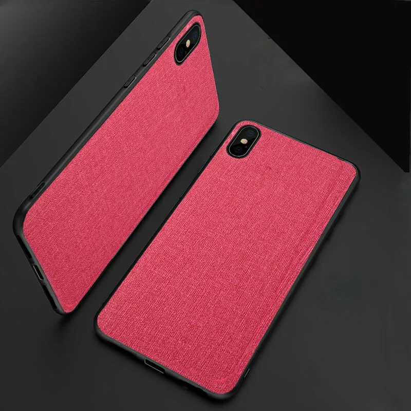 

Fabric Silicone All-Inclusive Shatter-Resistant Mobile Phone Case For IPhone X Xs Max Xr 8 7 5 6 s SE 6 Plus 6sPlus 7Plus 8Plus