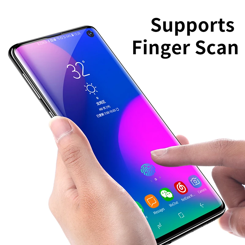 Baseus 2 шт 0 15 мм закаленное стекло для samsung Galaxy S10 Plus Защитная пленка экрана