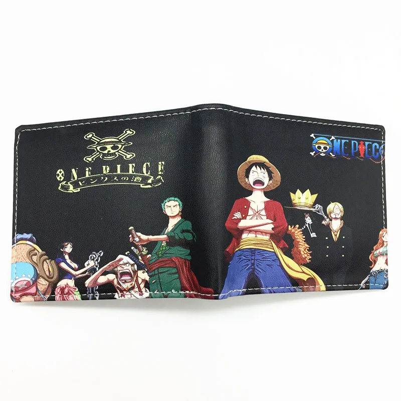 FVIP 2017 تصميم جديد الكرتون محفظة قطعة واحدة لوفي القراصنة الجمجمة رئيس كاريكاتير محافظ مع عملة جيب شحن مجاني
