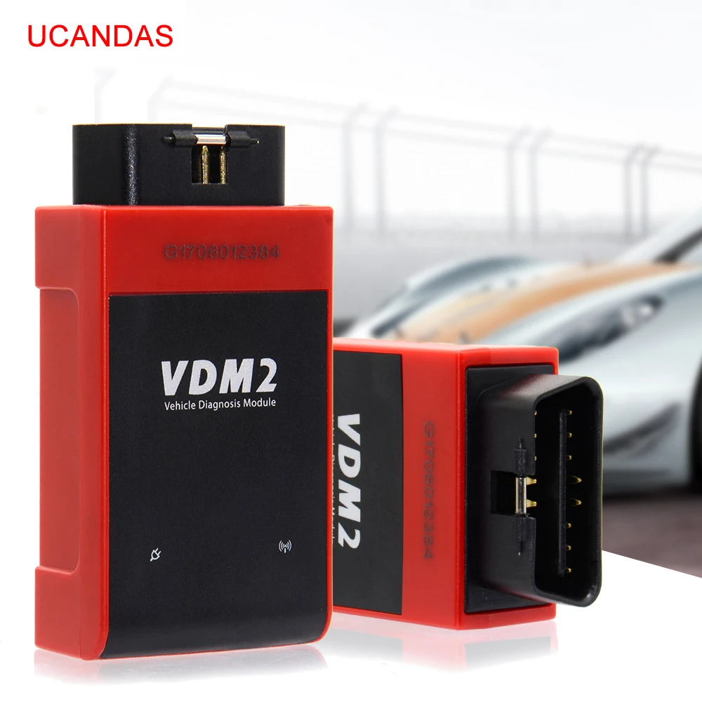 

2018 New UCANDAS VDM2 VDM II UCANDAS WIFI Car Automotive Scanner V5.2 Support Multi-Language and Android System