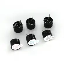 10 adet/grup 3v 5v 12v aktif Buzzer manyetik uzun sürekli bip sesi 12*9.5mm