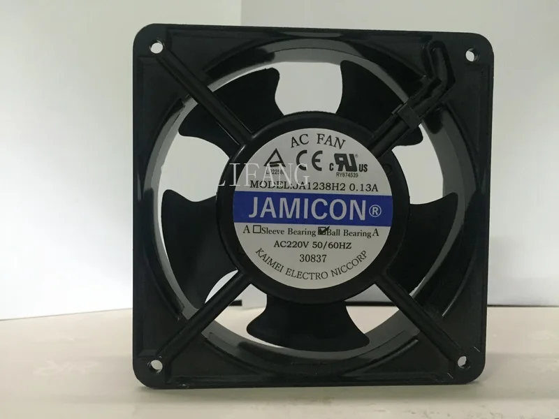 Бесплатная доставка Новый JAMICON JA1238H2 12038 AC220V вставки кусок шарикоподшипник Вентилятор охлаждения