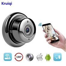 Kruiqi Wireless IP Camera HD 720P Mini Wifi Camera Network P2P Baby Monitor 960P CCTV Security Video Camera with IR-cut Two Way yalxg new home security 960p p2p ip camera wi fi smart mini baby monitor two way audio support ios android remote viewing