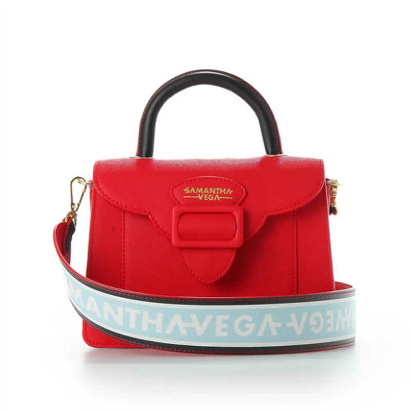 Брендовая дизайнерская сумка через плечо honey salon с широким плечевым ремнем, новая сумка Samantha Vega, квадратная сумка-мессенджер, сумка-тоут с панелями