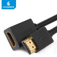 Hagibis HDMI Extension Cable male to female 4K 3D 1 4v HDMI Extended Cable 1m 1