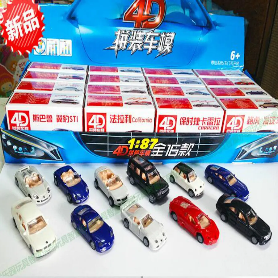 2018 16pcs/lot New Style Scale Cars Toy For Architeture Layout 1:87 Resin Plastic Model Building Maker Factory And Kits Toys - Image 6