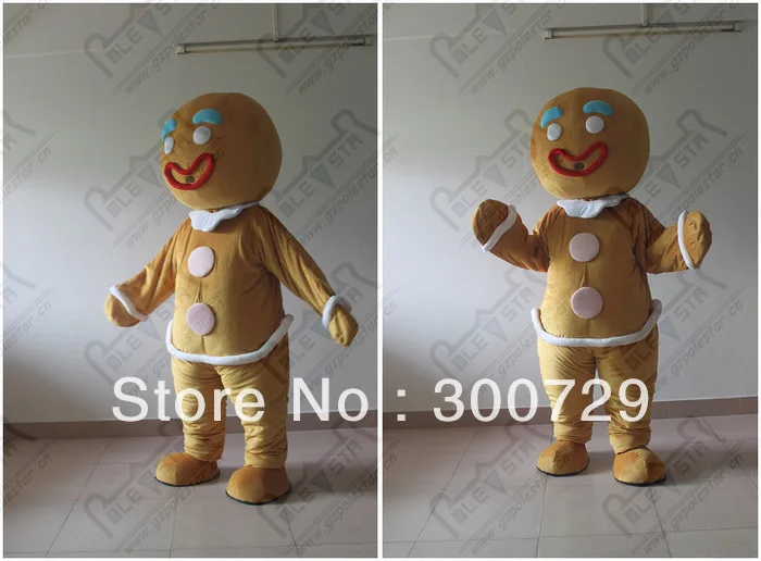 hot sale Christmas gingerbread mascot costumes