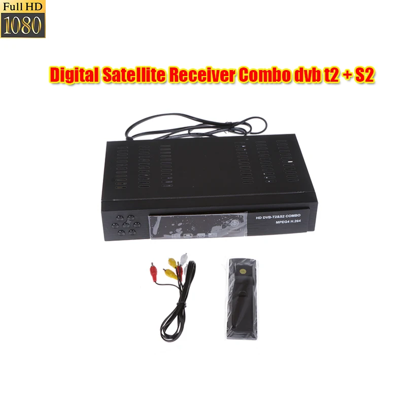  Hot Russian European StandardFull hd digital terrestrial/satellite receiver HD DVB T2+S2 combo full 1080 Set top box 