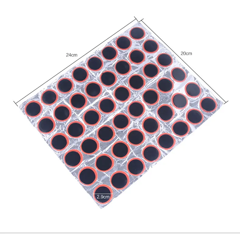 Deemount 48 шт. 29 мм круглые велосипедные шины кусок услуги патч велосипедные шины внутренняя труба ремонт колодки бутилкаучук пирсинг колодки