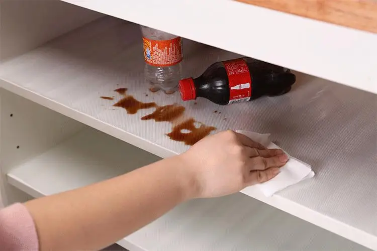 EVA transparent non-adhesive cupboard shelf drawer non-slip coating diamond striped mat 120 * 45cm / 150 * 30cm
