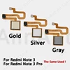 Llave casera Original para Xiaomi Redmi nota 3 Pro 3 s volver botón Fingerprint Sensor Flex Cable de cinta reparación del teléfono parte ► Foto 1/3