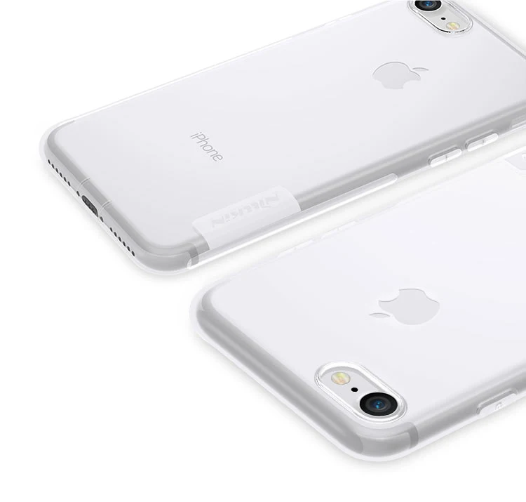 Чехол для iPhone 8 Nillkin Ультра тонкий прозрачный Nature TPU Case для apple iphone 8 7 7 Plus 8 плюс ясно Мягкий чехол