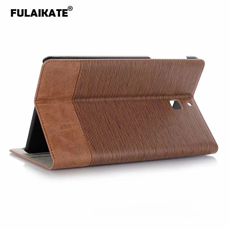 

FULAIKATE Flip Case for Samsung Galaxy Tab A 8.0 2018 SM-T387 Back Cover Stand Business Protective Cases Shell with Card Pocket