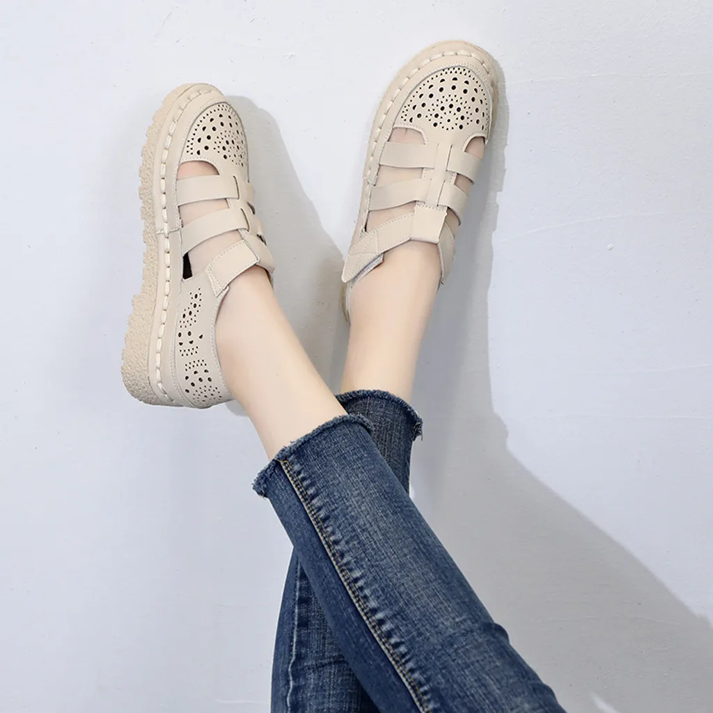 shoes woman sandals high heels women sandals flat casual shoes summer   sandals women 2019 summer shoes genuine platform