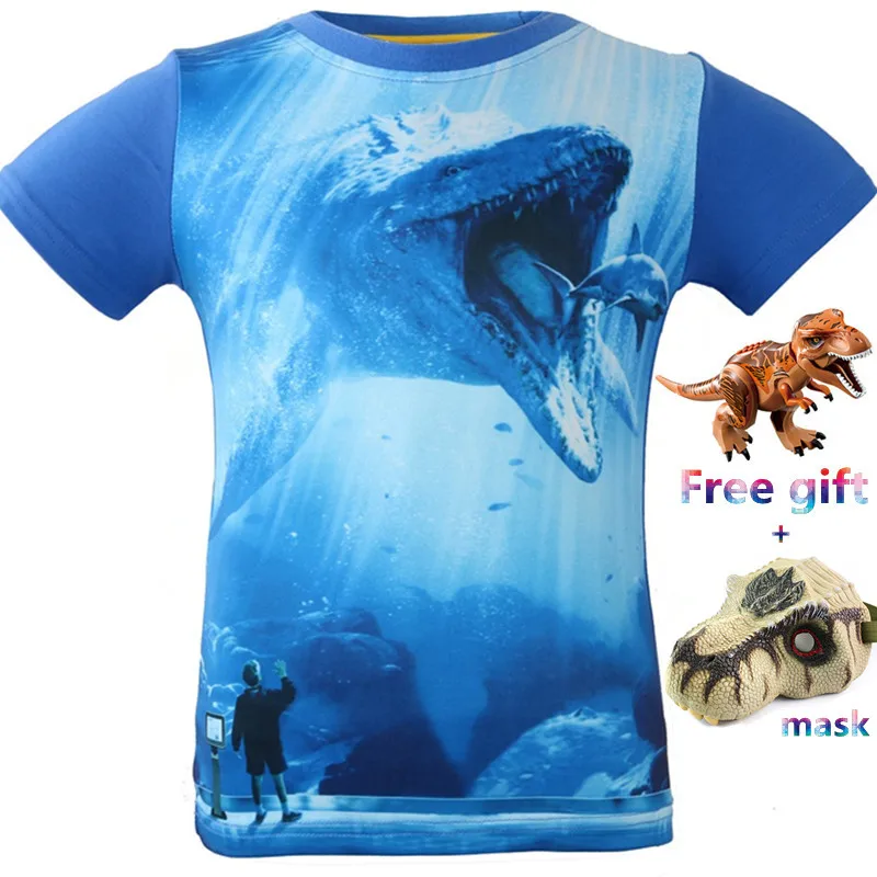 Дети динозавров футболка для девочек футболка для мальчиков «Мир Юрского периода» 2 Fallen Королевство Парк Юрского периода детская футболка Футболки короткий рукав - Цвет: x8302set