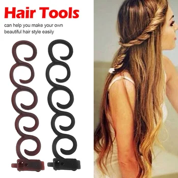 

Flower Magic Hair Clip Stylist Queue Twist Plait DIY Hairstyle Styling Accessories Random Colors French Elegance Hair Braider