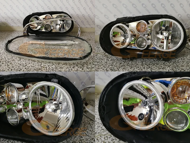 ccfl angel eyes Volkswagen VW Golf MK4 R32 GTi VR6 CABRIO A4 1998-2004(9)