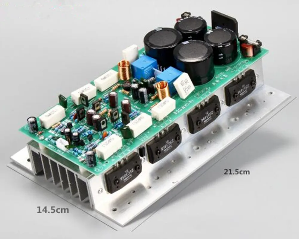 

HIFI Audio High Power Amplifier Board 450w + 450w Stereo Stage AMP Mono 800w 8pcs Sanken Chip