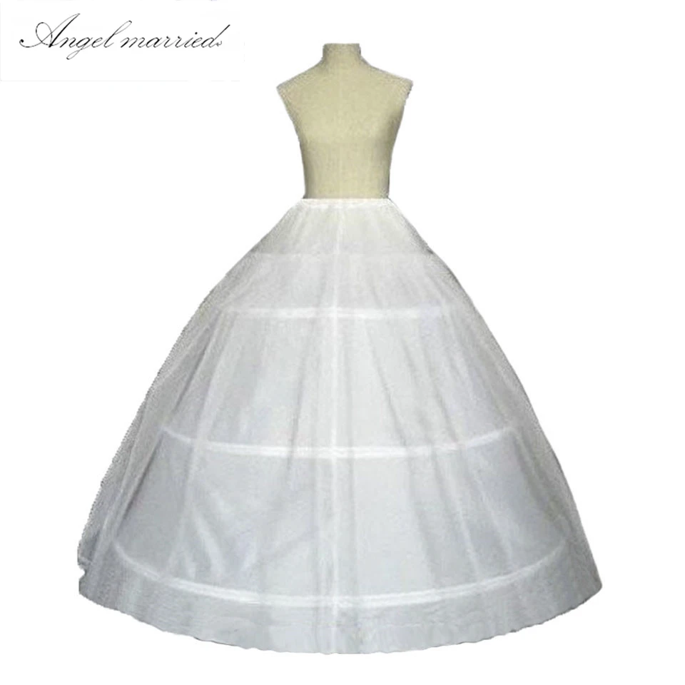 Crinoline Bridal Jupon Mariage A Line White Petticoats For Wedding