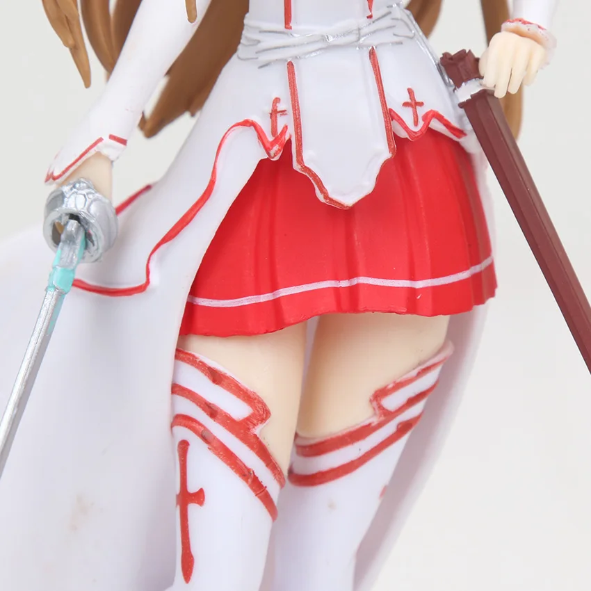 Аниме фигурки SAO yuki Asuna аниме из ПВХ 2 вида цветов онлайн|Игровые и трансформеры| |