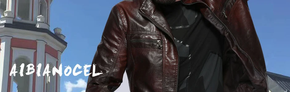 AIBIANOCEL Новая Модная стильная куртка из искусственной кожи мужская черная кожаная куртка мужская S-6XL повседневная куртка из ПУ-кожзаменителя кожаная куртка