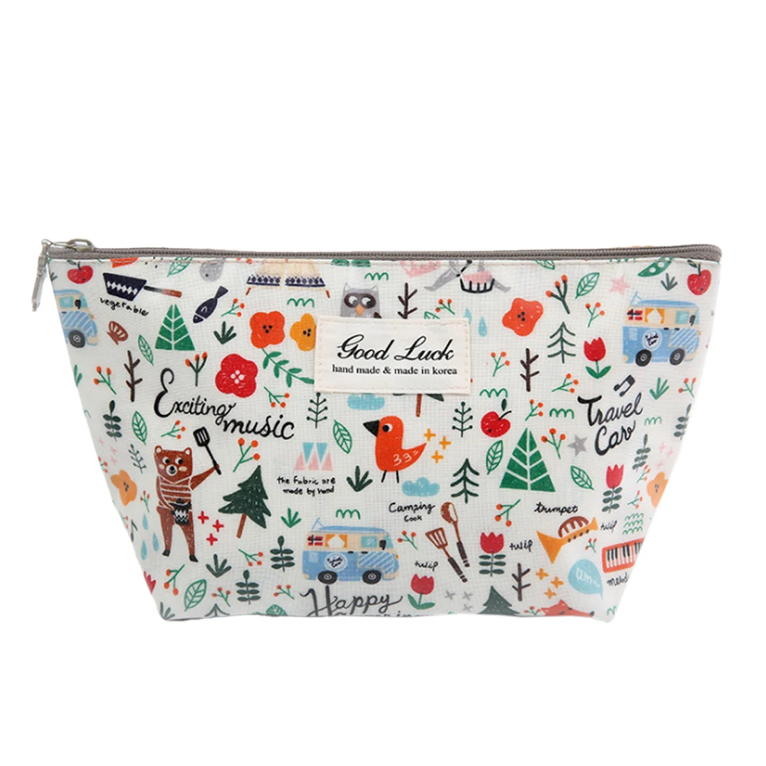 

ARESLAND Portable Waterproof Women Cosmetic Bag Makeup Organizer Bag Small Cute Ladies Cosmetics Make Up Storage Bags Zipper