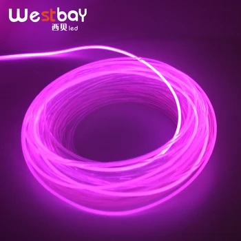 

3.0mm*5m Solid Core Optical Fiber High Quality PMMA Plastic Side Glow Cable Optic Fiber Light For Car Decoration Fiber Optic