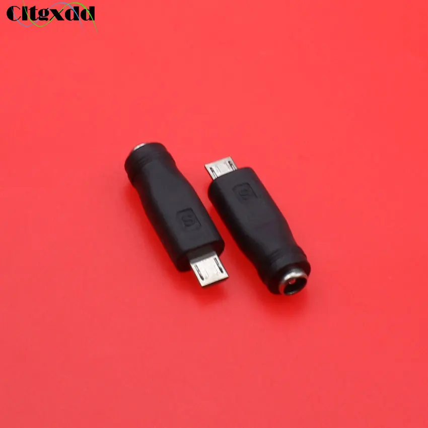 

cltgxdd 5.5*2.1 to Micro USB socket interface 5Pin DC Power Charger Adapter Converter Connector for Laptop/Tablet/Mobile Phone