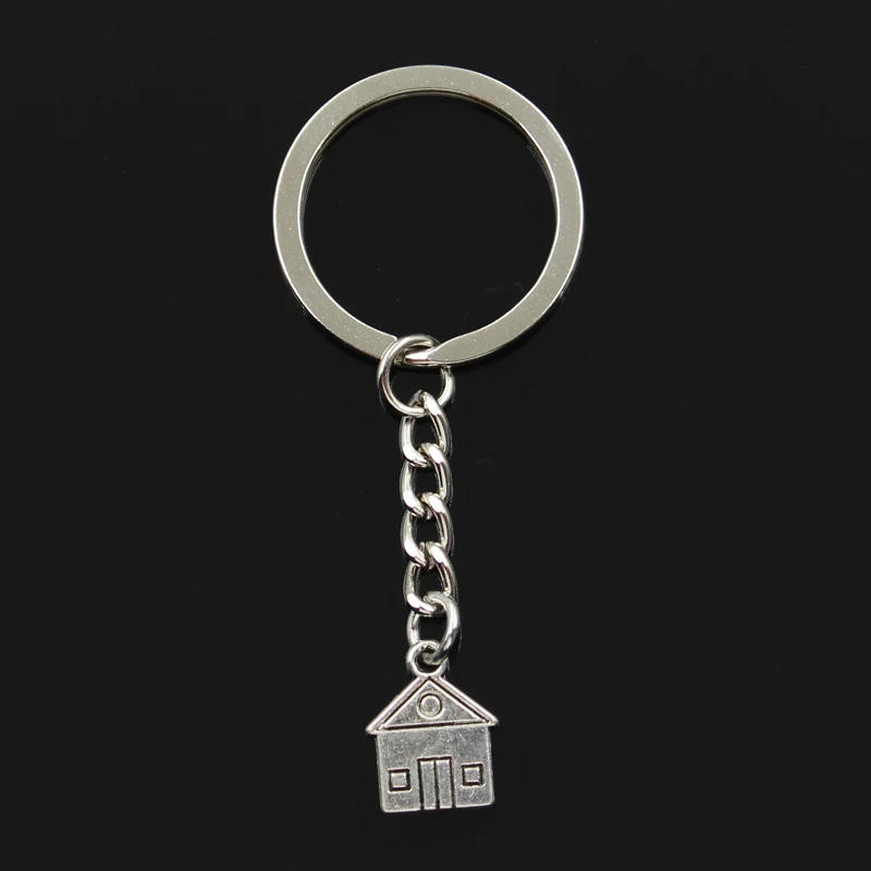 Fashion 30mm Key Ring Metal Key Chain Keychain Jewelry Antique Bronze