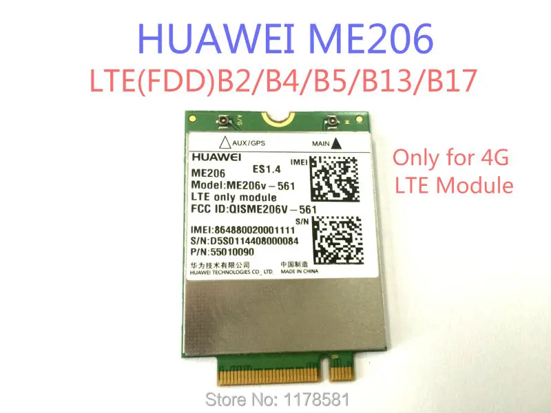 

HUAWEI ME206 4G LTE ME206v-561 FDD Modems 4G Card