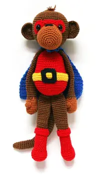 

crochet toys amigurumi super monkey model number 0917