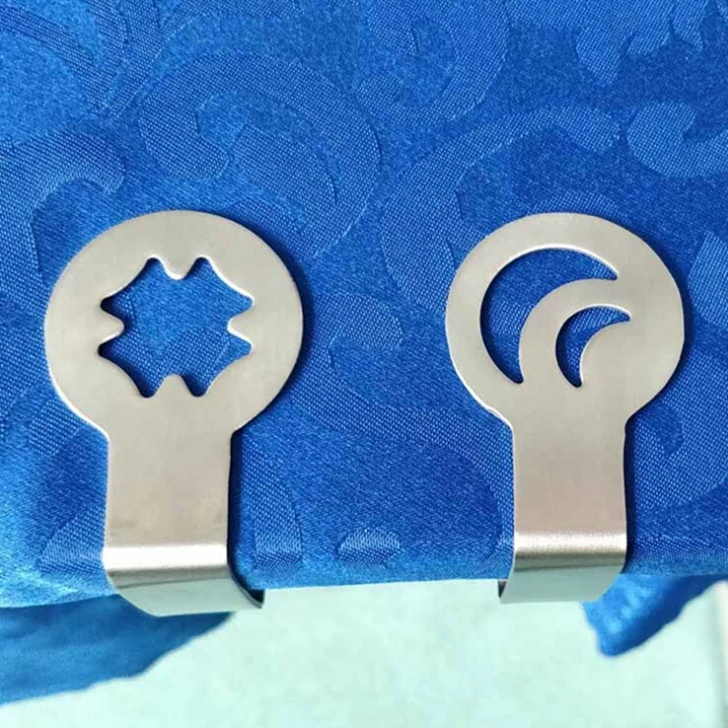 Elastic Adjustable Tablecloth Clips Hardware Household Clamps Stainless Steel