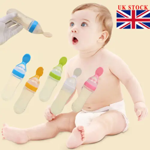 Emmababy 90 мл милая безопасная фотография кормушка с ложкой рисовое питание лучший