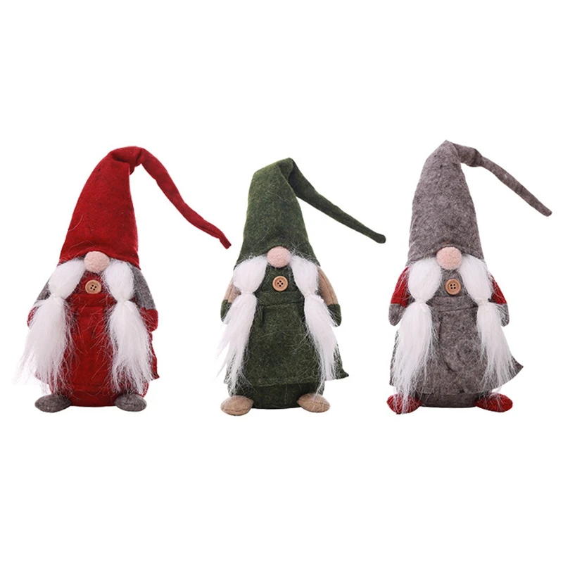

Handmade Christmas Doll Decoration New Year Party Holiday Gifts Swedish Figurines Drop Shipping 2018