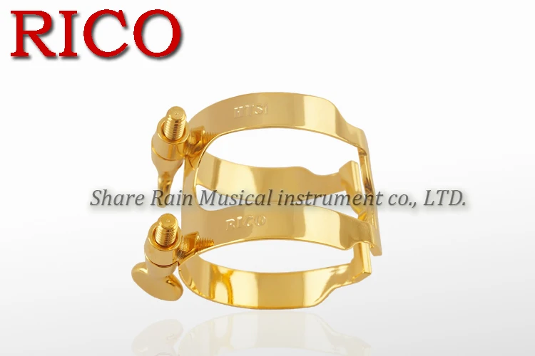 Американский RICO tenor жесткий резиновый бакелитовый мундштук позолоченный H модель