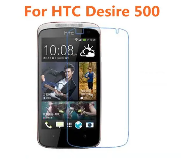 Закаленное стекло для HTC desire 500 оригинальная Высококачественная защитная пленка