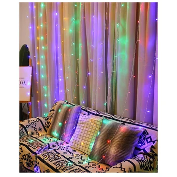 

3x3/2x2/6x3/3x2 Meter LED Curtain Led Lights Decoration Christmas Fairy Lights Romantic String Christmas Wedding Holiday Lights