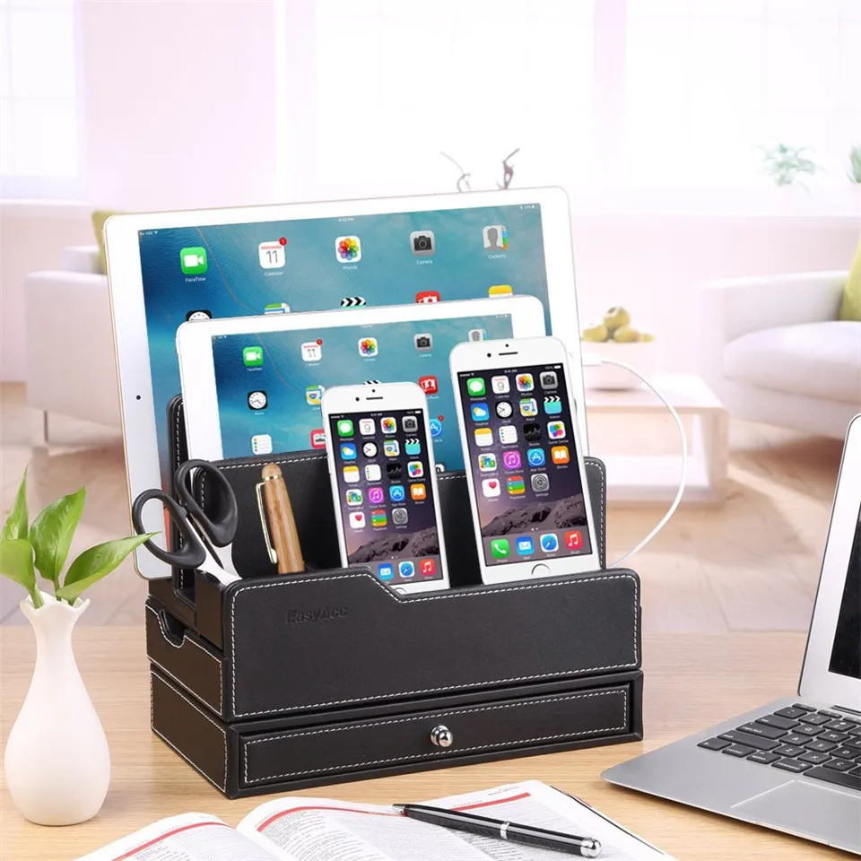 Станция зарядная EasyAcc с несколькими устройствами для Anker Rock PISEN Baseus 6 портовый Photive