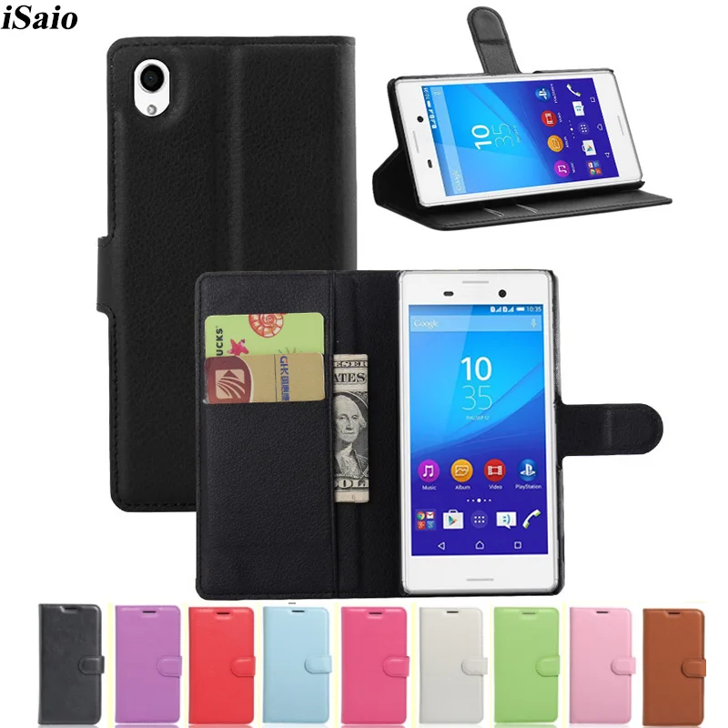 Чехол для Sony Xperia M4 Aqua Dual E2303 E2333 E233 E2312 чехол с откидной крышкой кожаный на