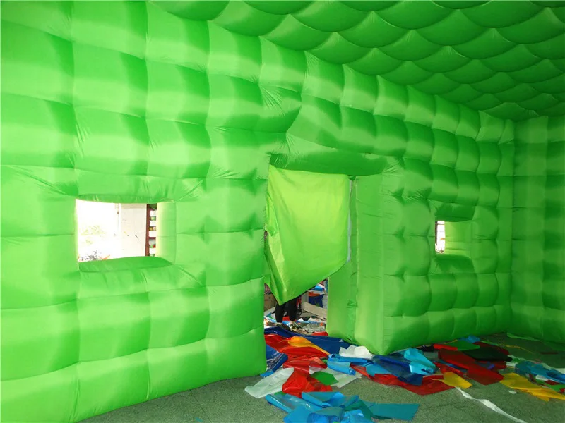  Outdoor Inflatable Tent green Dome Tent Inflatable Foldable Oxford Cloth Tent
