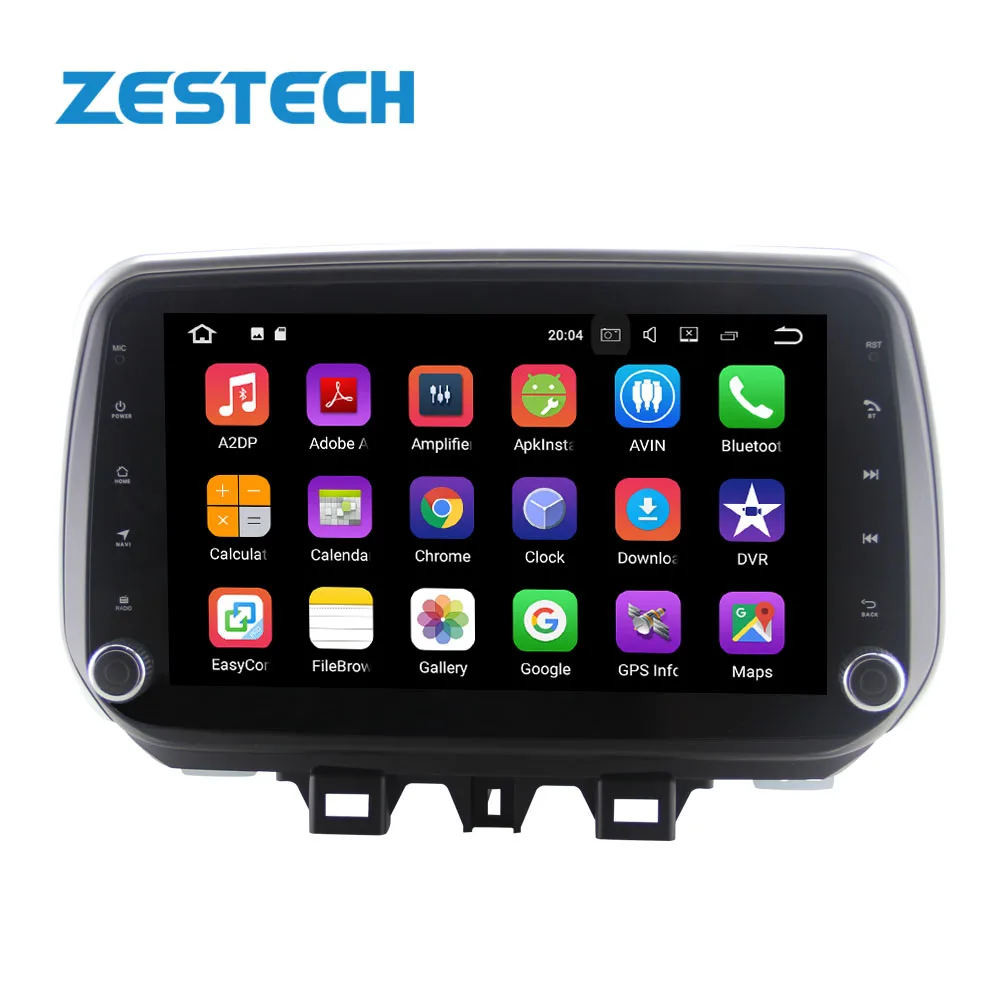 Cheap Android 9.0 car radio multimedia for Hyundai Tucson/IX35 2018 2019 with gps navigation system 0