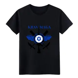 Krav Maga палочки ножи пушки Футболка мужская печати хлопок S-XXXL Original Fit Новая мода Демисезонный футболка с рисунком