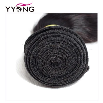 YYONG Hair Body Wave Bundles With 7x7 Closure Brazilian Hair Weave Bundles With Closure Human Hair Bundles With Closure Remy 4
