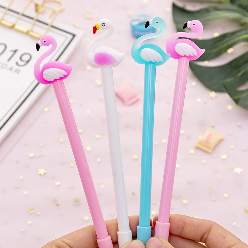 

1 Pcs Creative Cute Swan Pens Signature Pen Escolar Papelaria Gel Pen Kawaii School Supplies Office Supply Promotional Gift