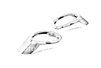 

Chrome Front Fog Light Cover For Honda USDM Civic Si 09-11